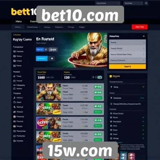 interface de usuário do site bet10.com é intuitiva e acessível